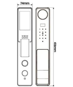 Khóa vân tay Kassler KL-809 CNC BLACK APP REMOTE - 4 Khóa vân tay Kassler KL-809 CNC BLACK APP