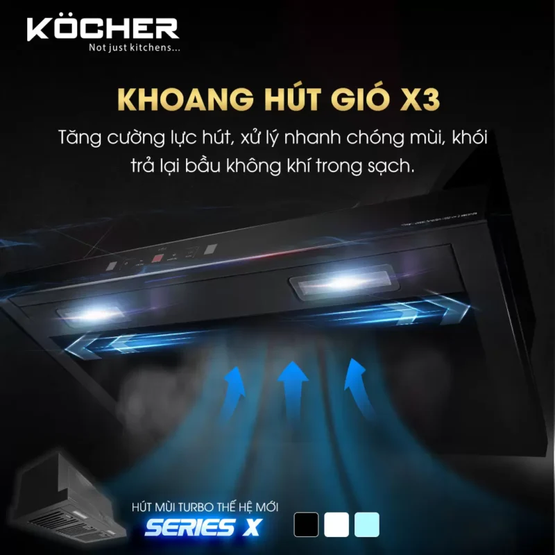 Máy hút mùi Kocher TURBO X-668D - 42 Máy hút mùi Kocher TURBO X-668D