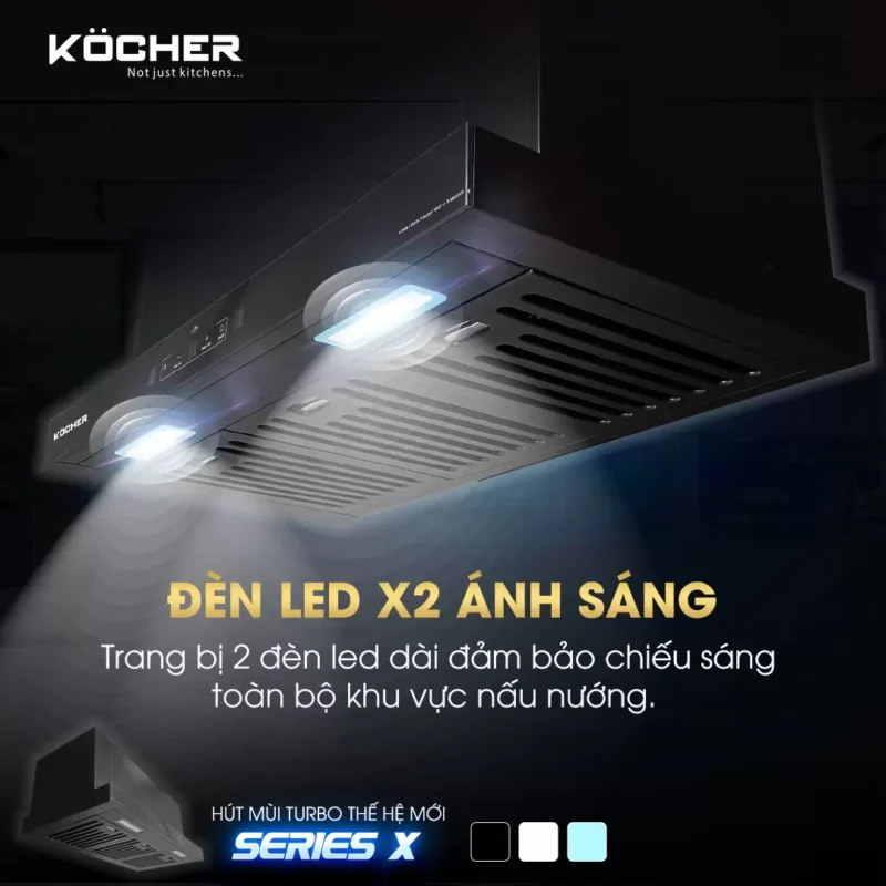 Máy hút mùi Kocher TURBO X-668D - 43 Máy hút mùi Kocher TURBO X-668D