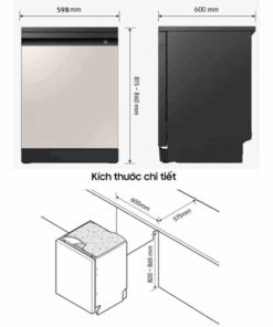 Máy Rửa Chén Bespoke SAMSUNG DW60CB750S24 - 19 Máy Rửa Chén Bespoke SAMSUNG DW60CB750S24 - 18