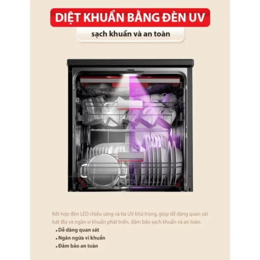 Máy rửa chén Toshiba DW-15F7(G)-VN chính hãng - 26