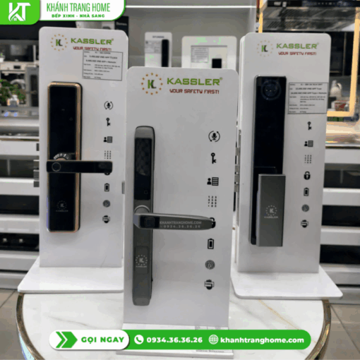 Khóa vân tay cửa nhôm Kassler KL-599TD Grey App - 7