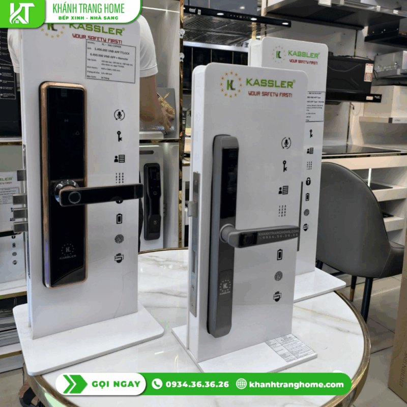 Khóa vân tay cửa nhôm Kassler KL-599TD Grey App - 29 Khóa vân tay cửa nhôm Kassler KL-599TD Grey App