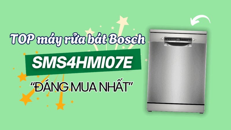 TOP máy rửa bát Bosch đáng mua nhất: SMS4HMI07E lọt danh sách - 1 TOP máy rửa bát Bosch đáng mua nhất: SMS4HMI07E lọt danh sách
