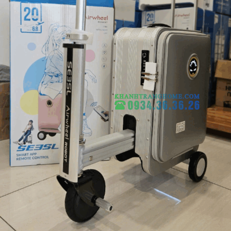 Vali điện Airwheel SE3SL màu bạc - 18 Vali điện Airwheel SE3SL màu bạc