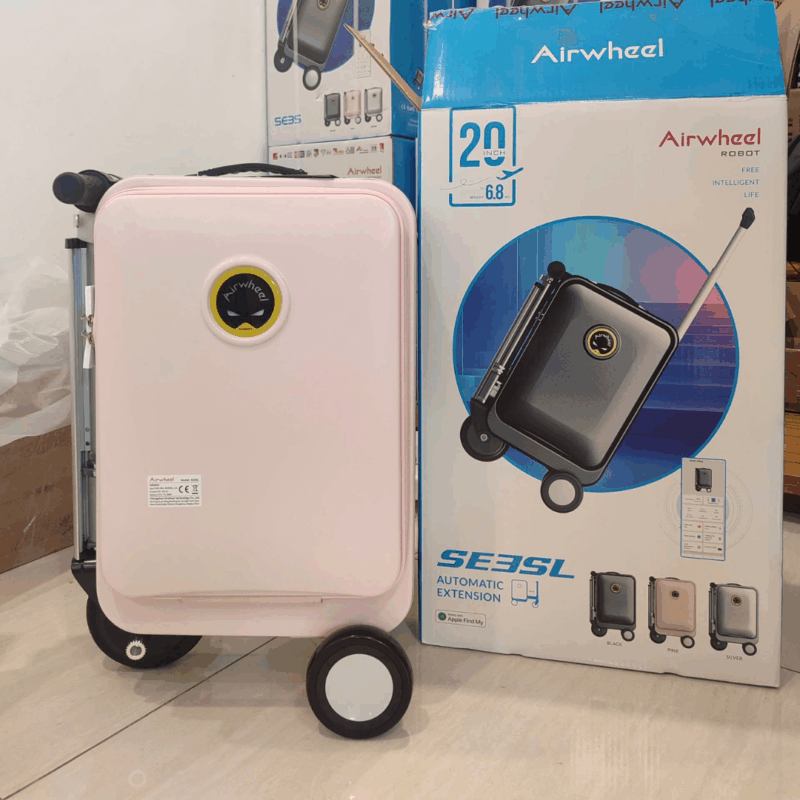 Vali điện Airwheel SE3SL màu hồng - 17 Vali điện Airwheel SE3SL màu hồng