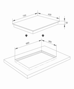 Bếp từ Malloca MI7302EMS