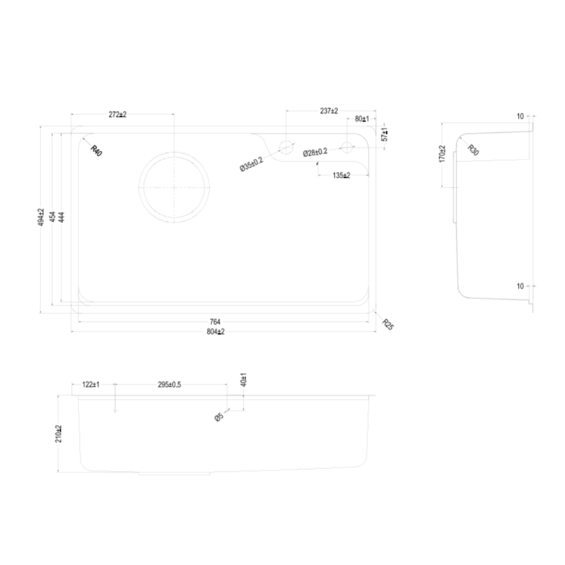 Chậu rửa bát Kluger KH8050FS Plus - 38 Chậu rửa bát Kluger KH8050FS Plus