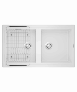 Chậu rửa bát Konox PHOENIX SMART 860 White Silver