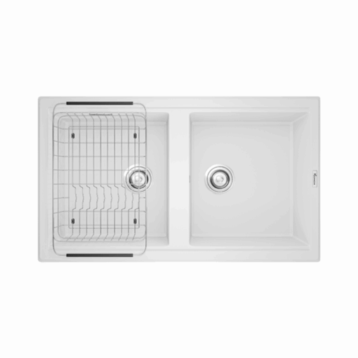 Chậu rửa bát Konox PHOENIX SMART 860 White Silver