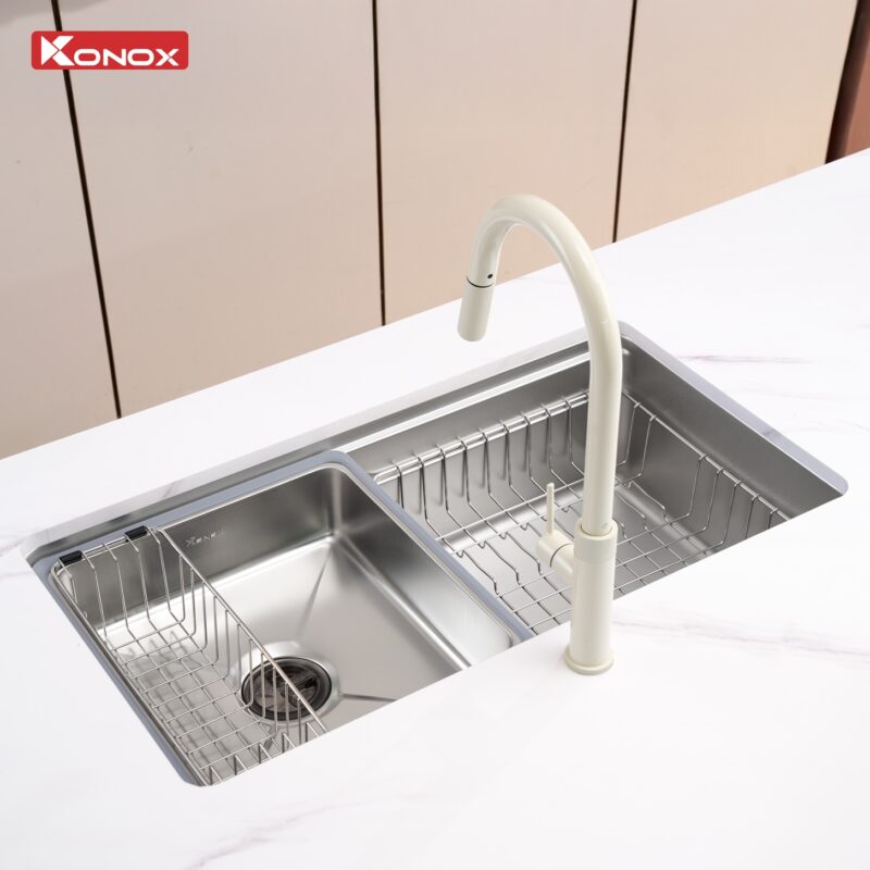 Chậu rửa bát Konox Tari 780SM - 40 Chậu rửa bát Konox Tari 780SM