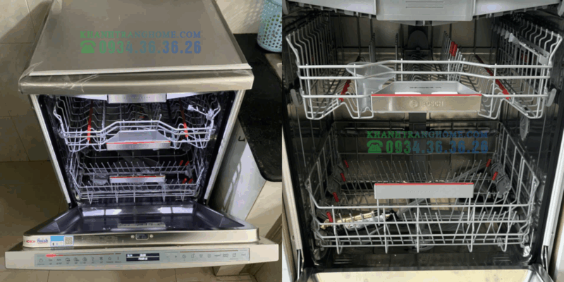 So sánh Máy rửa bát Serie 6 và Serie 8 nên chọn loại nào? - 5 Máy rửa bát Bosch SMS6ZCI85M serie 6 sấy Zeolith