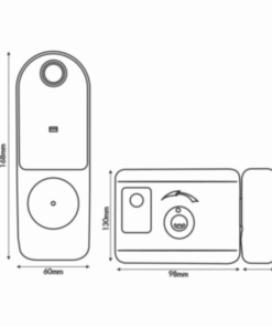 Khóa cửa cổng Kassler KL-579I App+Remote - 7 KHÓA CỬA SẮT VÂN TAY KASSLER KL-579I