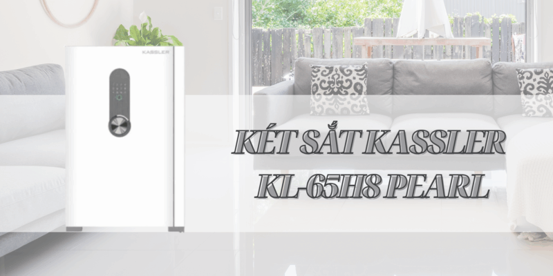 Két sắt vân tay thông minh – xu hướng két sắt năm 2026 - 4 Két sắt KASSLER KL-65H8 Pearl