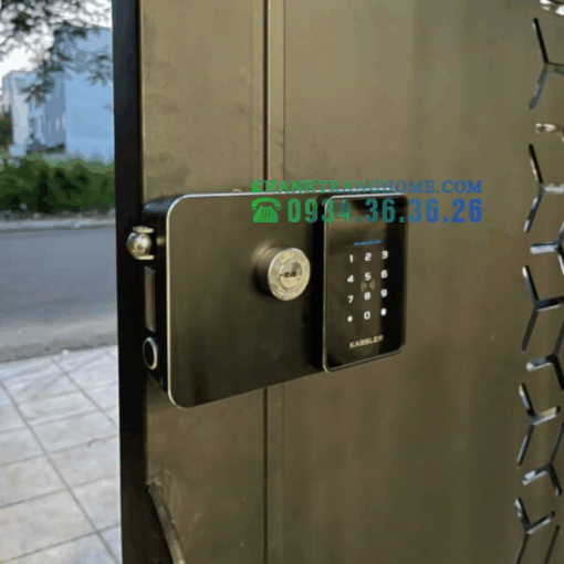 Khóa cửa cổng Kassler KL-579 CNC Silver Grey App