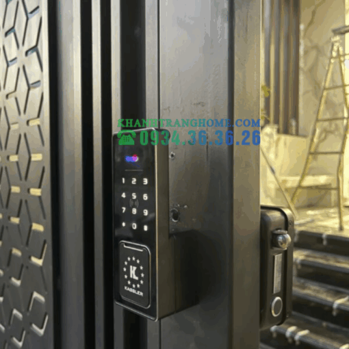 Khóa cửa cổng Kassler KL-579 CNC Silver Grey App