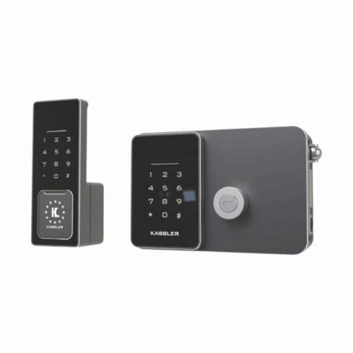 Khóa cửa cổng Kassler KL-579 CNC Silver Grey Remote (Wifi)