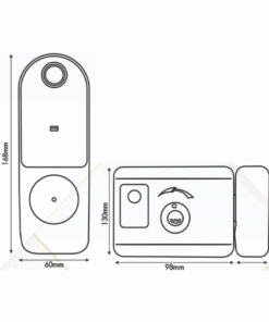 Khóa cửa cổng Kassler KL-579 Grey App - 5 Khóa cửa cổng Kassler KL-579 Grey App+Remote