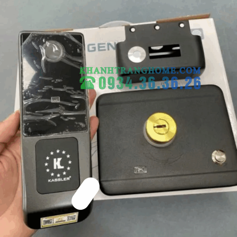 Khóa cửa cổng Kassler KL-579 Grey App - 10 Khóa cửa cổng Kassler KL-579 Grey App