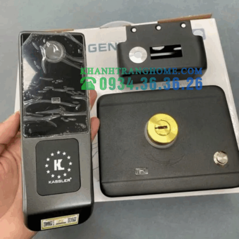 Khóa cửa cổng Kassler KL-579 Grey App+Remote - 8 Khóa cửa cổng Kassler KL-579 Grey App