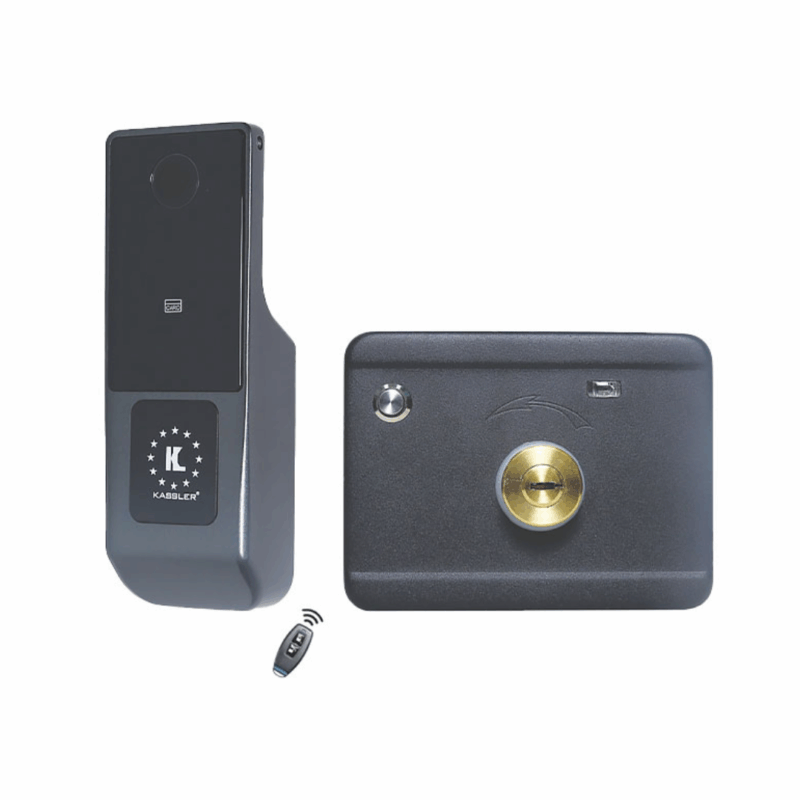 Khóa cửa cổng Kassler KL-579 Grey App - 3 Khóa cửa cổng Kassler KL-579 Grey App+Remote
