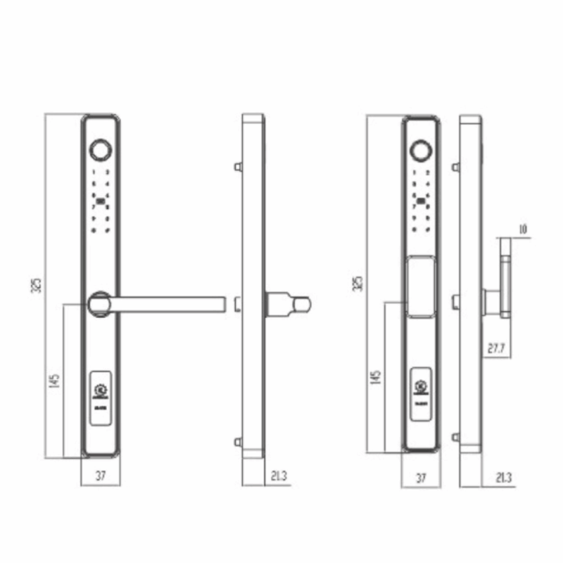 Khóa cửa nhôm Kassler KL-599I App+Remote - 16 Khóa cửa nhôm Kassler KL-599I App+Remote