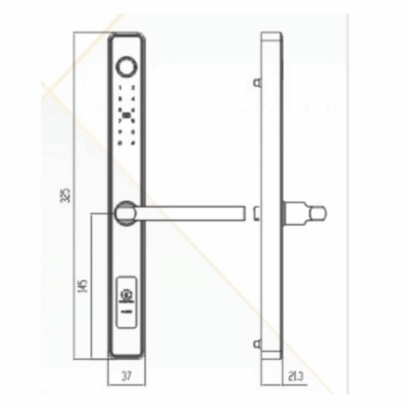 Khóa cửa nhôm Kassler KL-68 BL App+Remote - 15 Khóa cửa nhôm Kassler KL-68 BL App+Remote