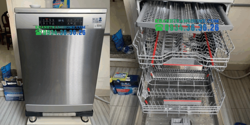 Máy rửa chén Bosch SMS6ZCI49E và Serie 4 khác nhau chỗ nào, nên chọn loại nào? - 3 Máy rửa chén bát độc lập BOSCH SMS6ZCI49E Serie 6