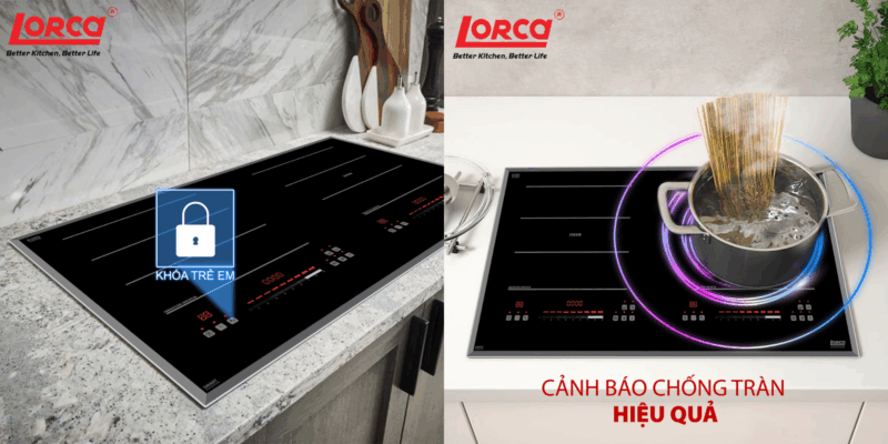 Review bếp từ Lorca LCI 816 Plus: mặt kính có dễ vệ sinh dầu mỡ? - 4 Review bếp từ Lorca LCI 816 Plus: mặt kính có dễ vệ sinh dầu mỡ?