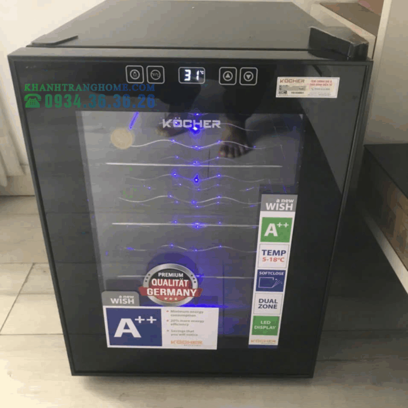 Tủ rượu vang Kocher KWEU-1012BPRO - 25 Tủ rượu vang Kocher KWEU-1012BPRO