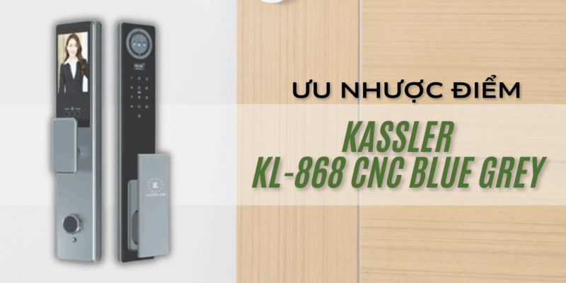 Ưu nhược điểm khi lắp đặt khóa vân tay Kassler KL-868 CNC Blue Grey cho cửa đại sảnh - 8 Ưu nhược điểm khi lắp đặt khóa vân tay Kassler KL-868 CNC Blue Grey