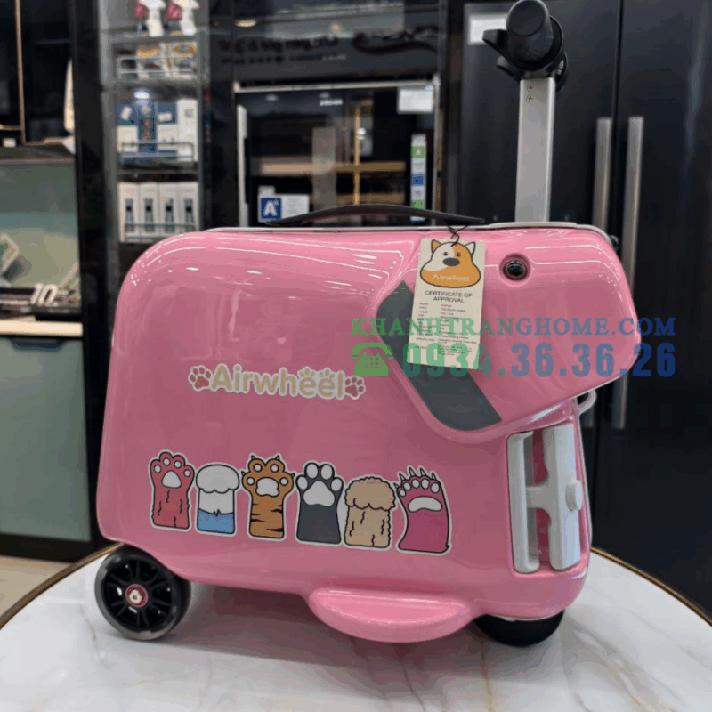 Vali điện Airwheel SQ3 thông minh màu hồng cho trẻ em - 35 Vali điện Airwheel SQ3 thông minh màu hồng cho trẻ em