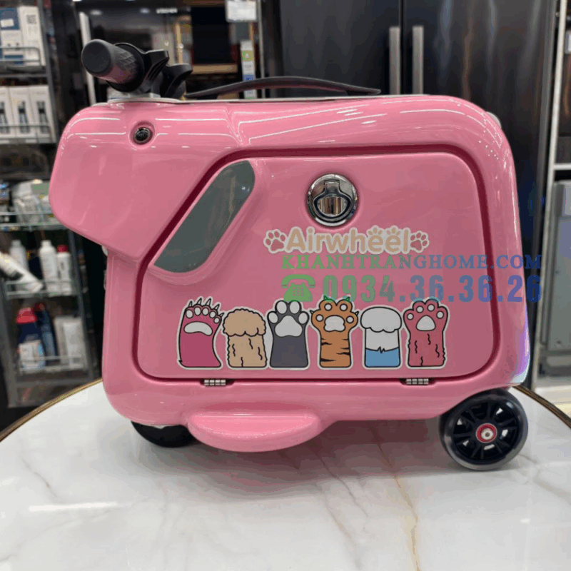 Vali điện Airwheel SQ3 thông minh màu hồng cho trẻ em - 33 Vali điện Airwheel SQ3 thông minh màu hồng cho trẻ em