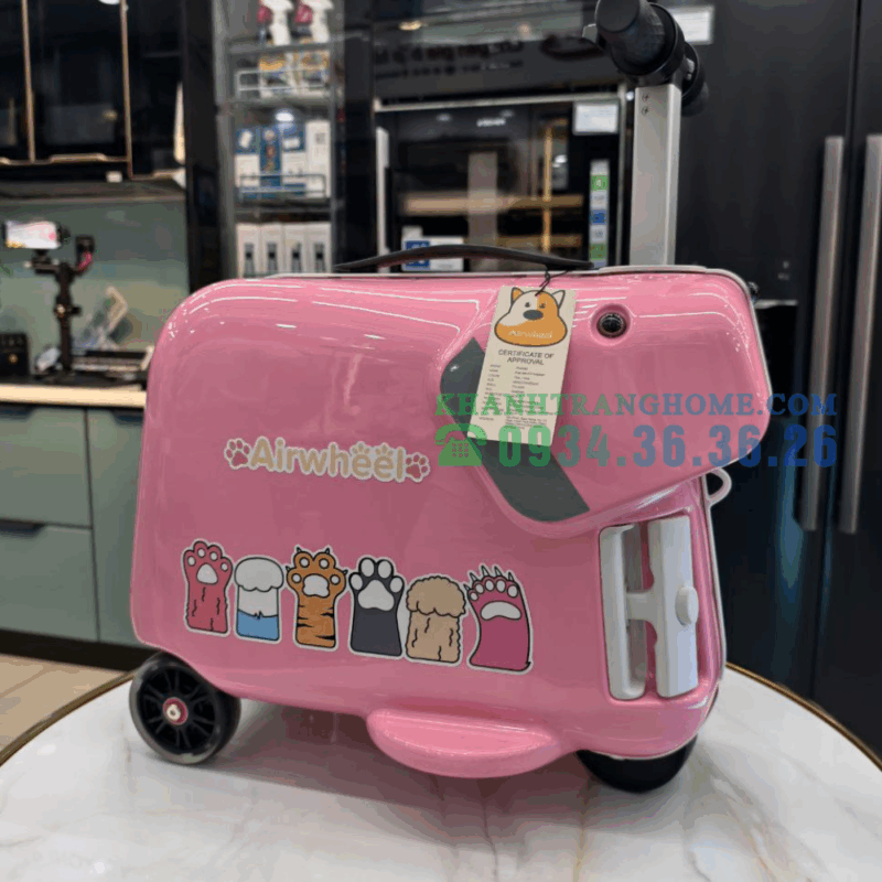 Vali điện Airwheel SQ3 thông minh màu hồng cho trẻ em - 34 Vali điện Airwheel SQ3 thông minh màu hồng cho trẻ em