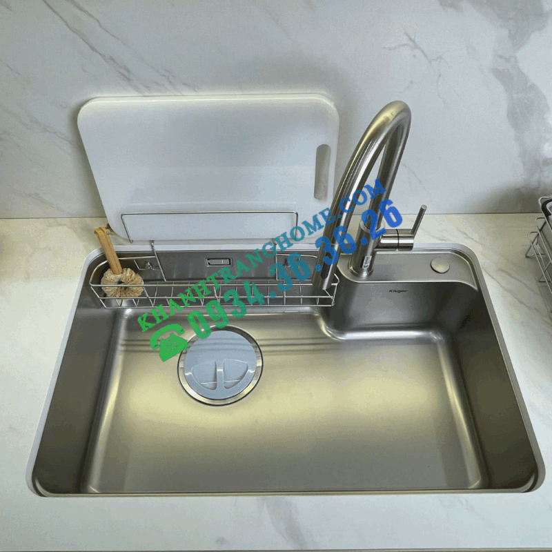 Chậu rửa bát Kluger KH8050FS Plus - 42 Vòi rửa chén Nobinox FORTE NX887