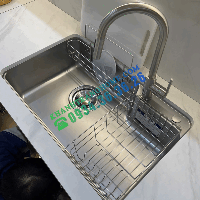 Chậu rửa bát Kluger KH8050FS Plus - 44 Vòi rửa chén Nobinox FORTE NX887
