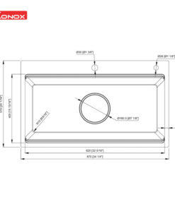 Chậu rửa bát KONOX KN8751TS DEKOR
