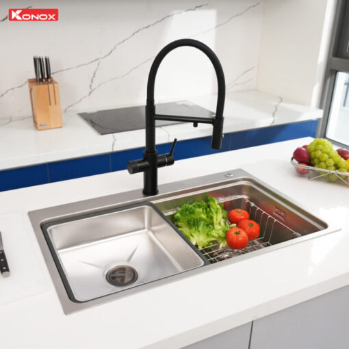Chậu rửa bát KONOX KN8048TS DEKOR