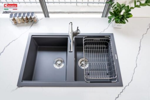 Chậu rửa bát Konox PHOENIX SMART 860 Grey