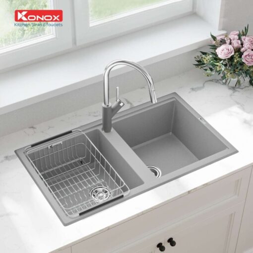 Chậu rửa bát Konox PHOENIX SMART 860 Grey