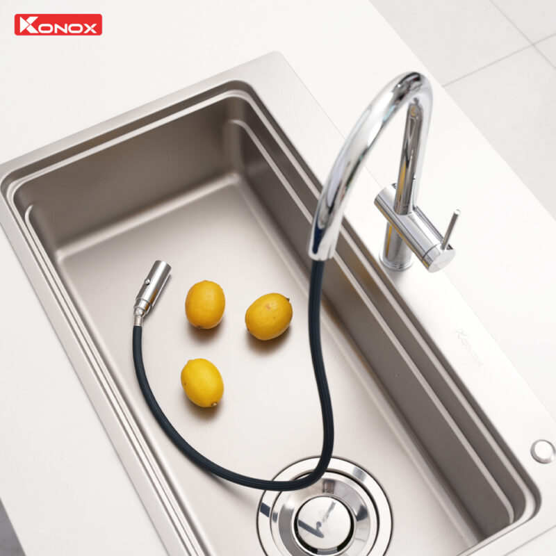 Vòi rửa chén KONOX Comfor Chrome - 35 Vòi rửa chén KONOX Comfor Chrome