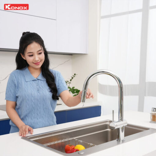 Vòi rửa chén KONOX Comfor Chrome - 10