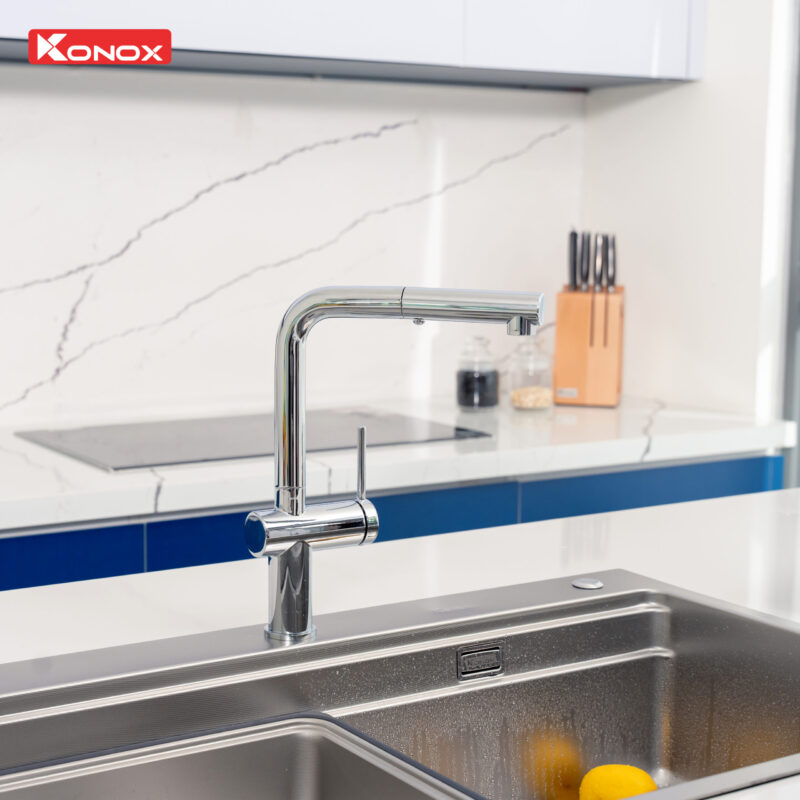 Vòi rửa chén KONOX Stream Chrome - 29 Vòi rửa chén KONOX Stream Chrome
