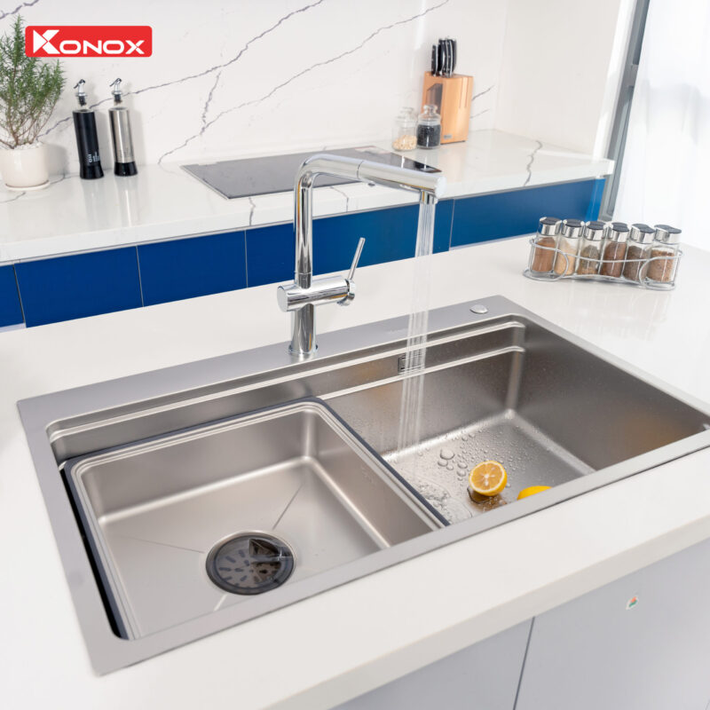 Vòi rửa chén KONOX Stream Chrome - 30 Vòi rửa chén KONOX Stream Chrome