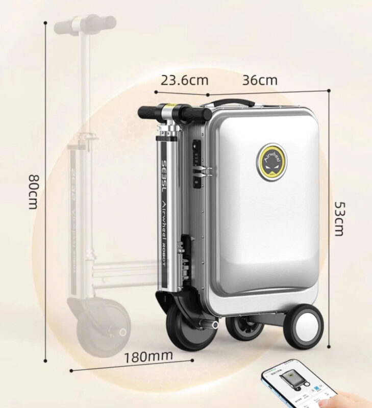 Vali điện Airwheel SE3SL màu đen - 14 Vali điện Airwheel SE3SL