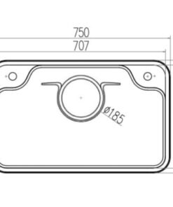 CHẬU RỬA BÁT GRANDX GX7548JP HIKARI - 9 CHẬU RỬA BÁT GRANDX GX7548JP HIKARI