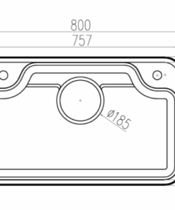 CHẬU RỬA BÁT GRANDX GX8050JP HIKARI - 4 CHẬU RỬA BÁT GRANDX GX8050JP HIKARI