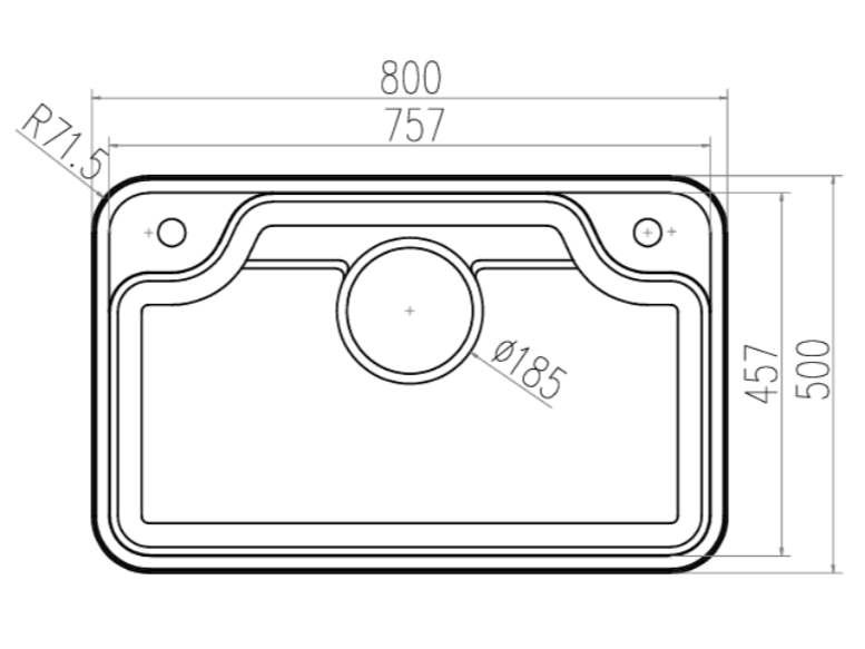CHẬU RỬA BÁT GRANDX GX8050JP HIKARI - 2 CHẬU RỬA BÁT GRANDX GX8050JP HIKARI