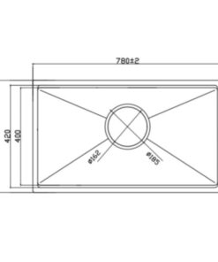 CHẬU RỬA BÁT GRANDX GX7846S SMOOTH - 5 CHẬU RỬA BÁT GRANDX GX7846S SMOOTH