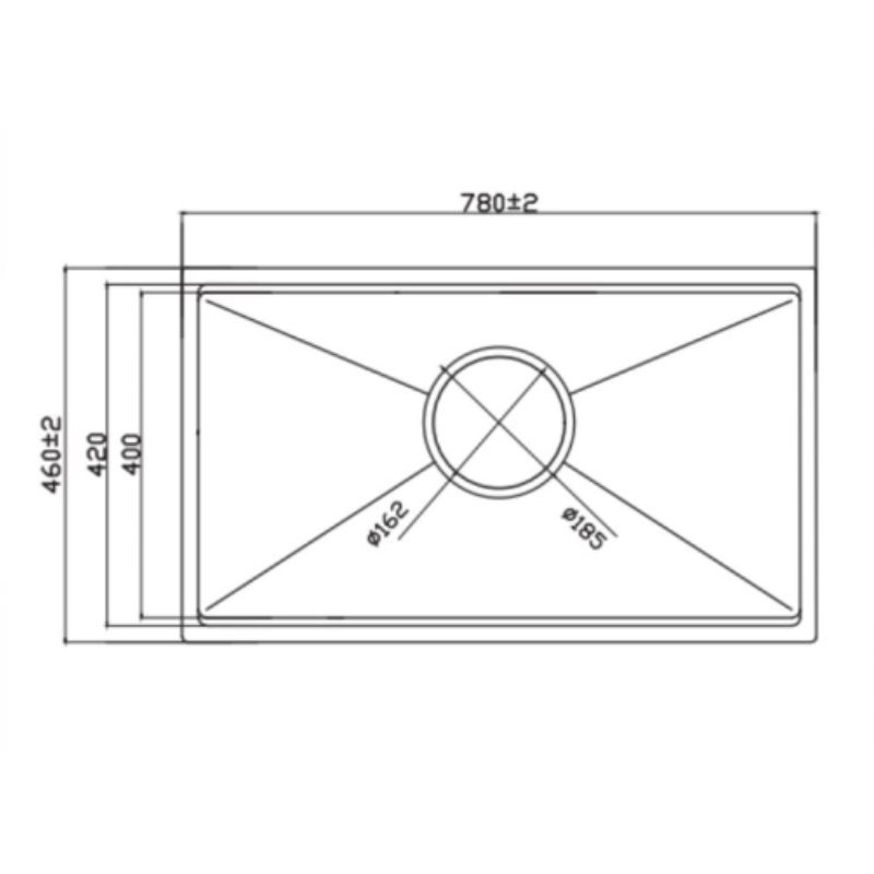CHẬU RỬA BÁT GRANDX GX7846S SMOOTH - 2 CHẬU RỬA BÁT GRANDX GX7846S SMOOTH